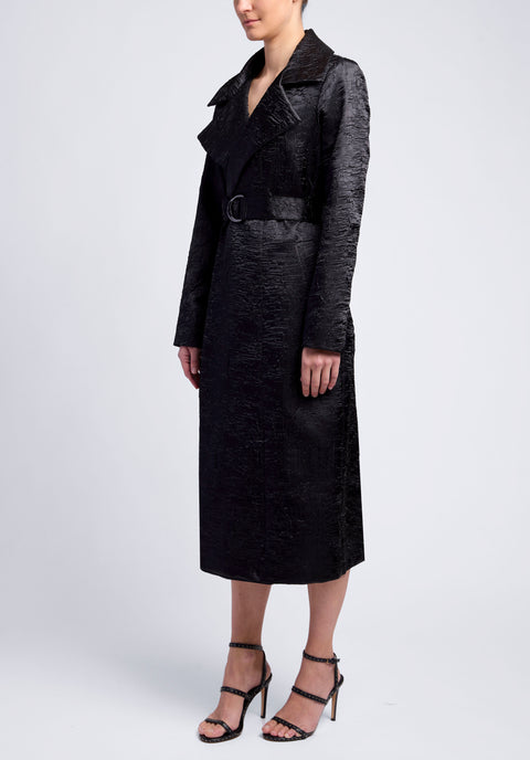 BLACK KNIGHT TRENCH COAT