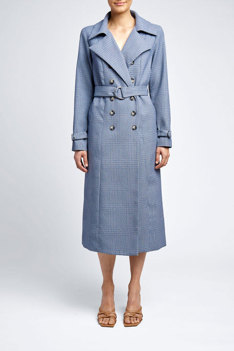 PRINCE OF WALES TRENCH COAT