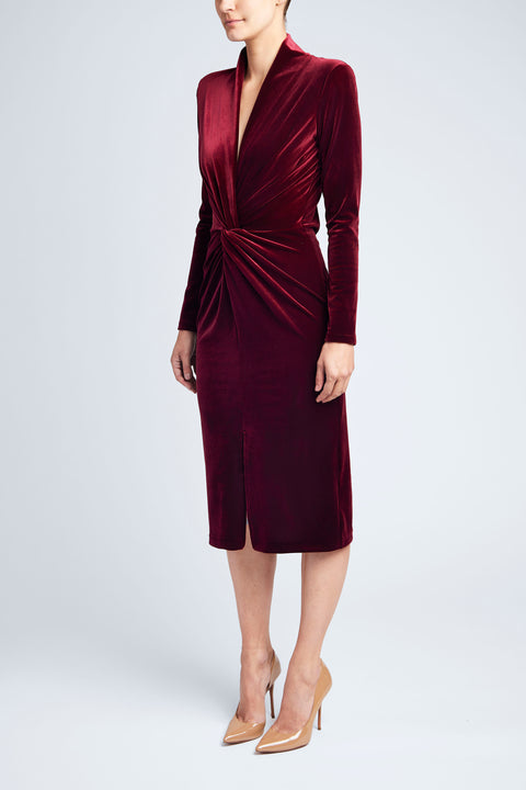 VELVET TWIST DRESS