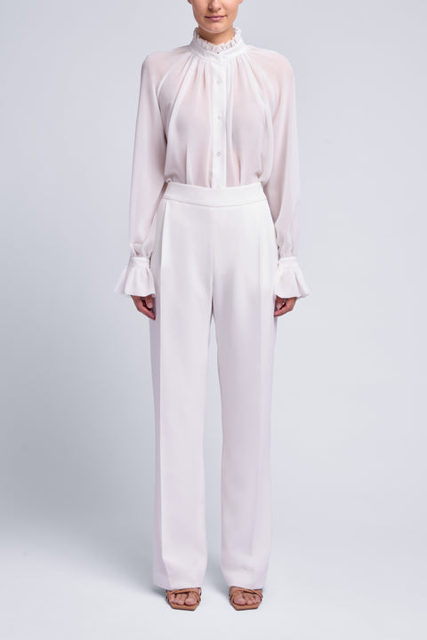 SHEER ROMANACE FRILL SHIRT