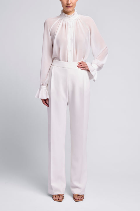 SHEER ROMANACE FRILL SHIRT