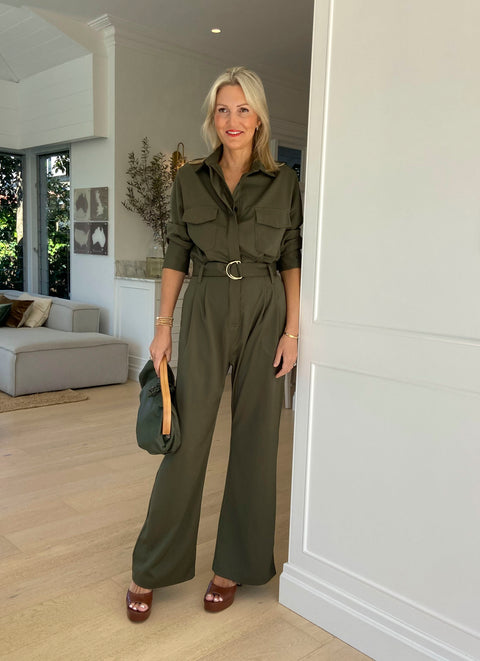UTILITY JUMPSUIT - WIDE LEG