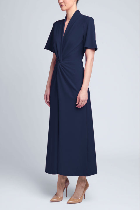 A-LINE TWIST DRESS SHORT SLEEVE