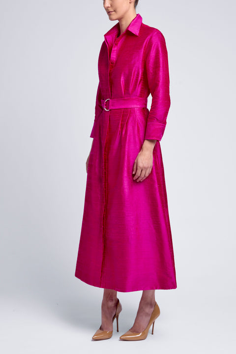 THE CLASSIC SILK SHIRT DRESS