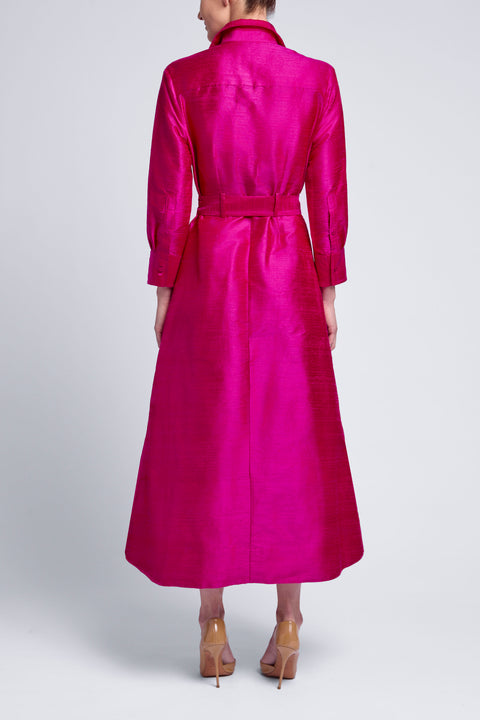 THE CLASSIC SILK SHIRT DRESS