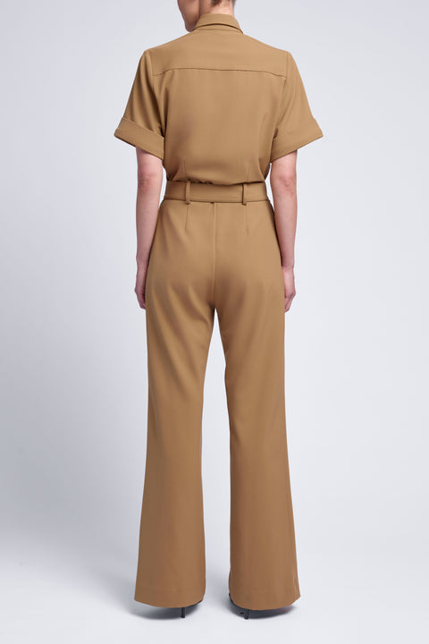 UTILITY JUMPSUIT - WIDE LEG / SHORT SLEEVE