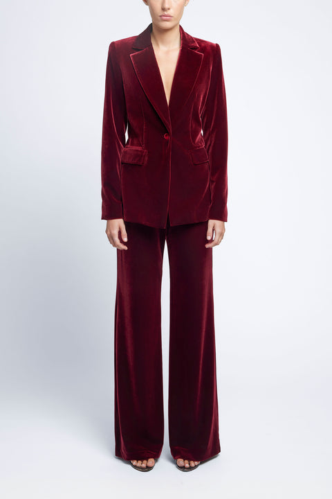 SIGNATURE VELVET BLAZER