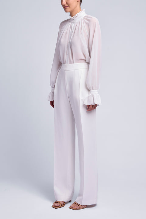 SHEER ROMANACE FRILL SHIRT
