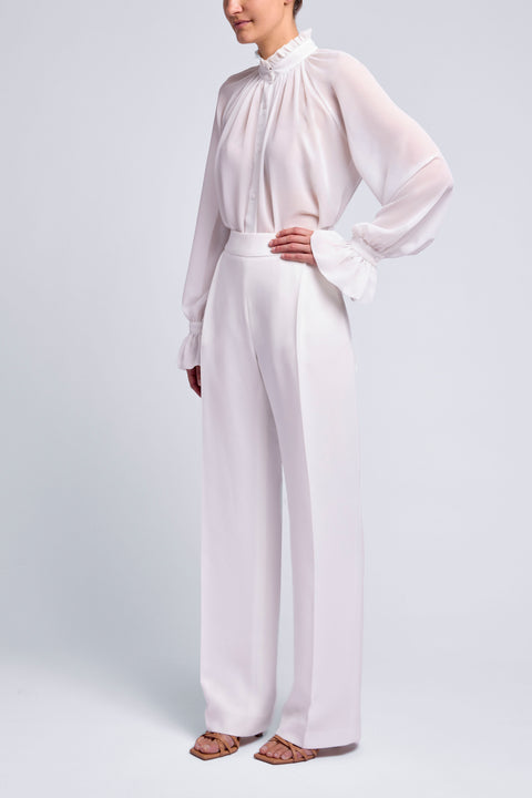 SHEER ROMANACE FRILL SHIRT