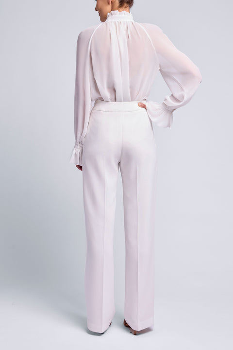 SHEER ROMANACE FRILL SHIRT