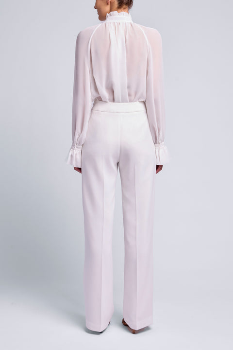 SHEER ROMANACE FRILL SHIRT