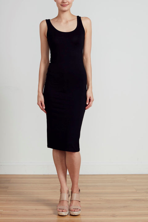 CLASSIC TANK DRESS - BLACK