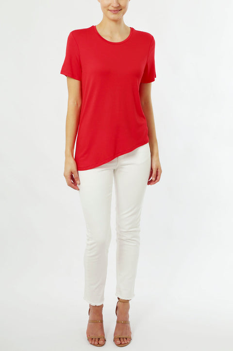 ASYMMETRICAL T-SHIRT - FLAME