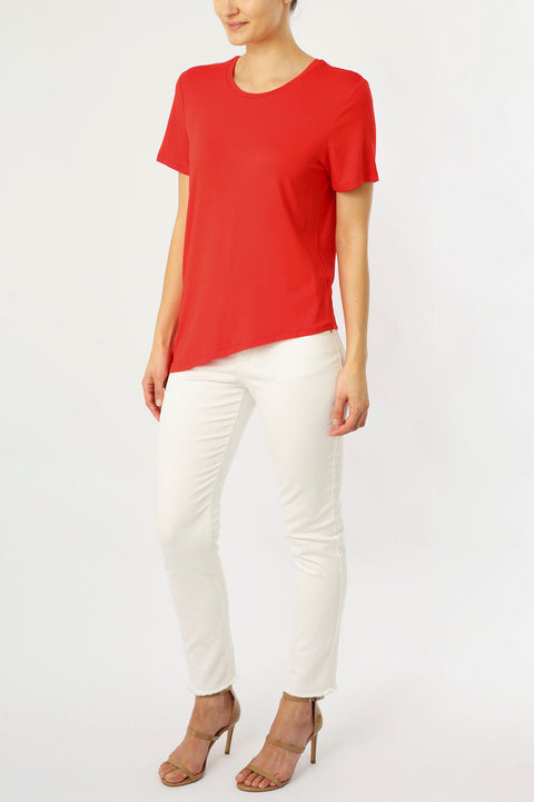 ASYMMETRICAL T-SHIRT - FLAME