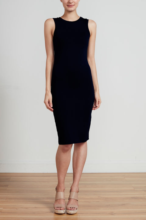 RACER DRESS - BLACK