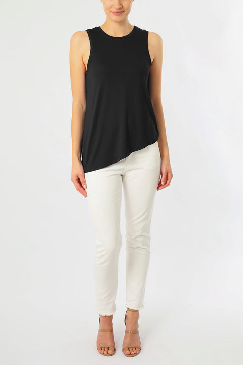 ASYMMETRICAL TANK - BLACK