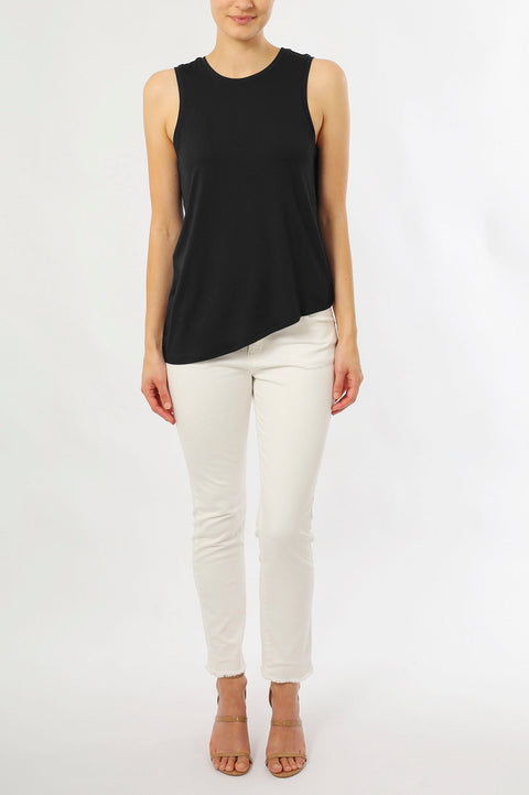 ASYMMETRICAL TANK - BLACK