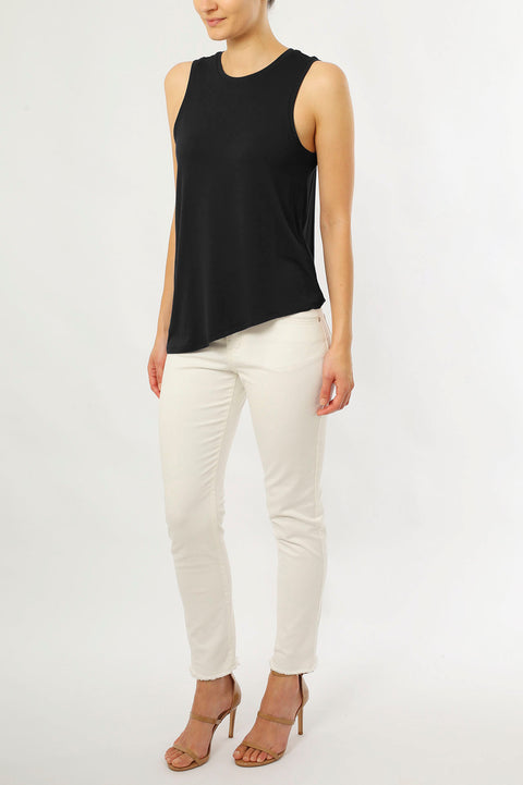 ASYMMETRICAL TANK - BLACK